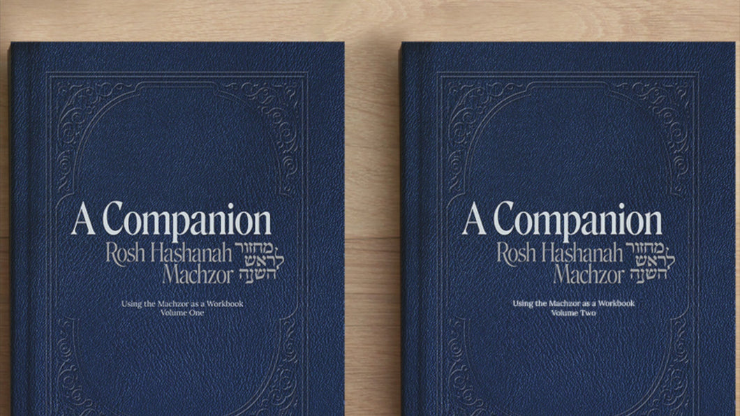 Updated and Expanded - Two Volume - Rosh Hashana Machzor Companion